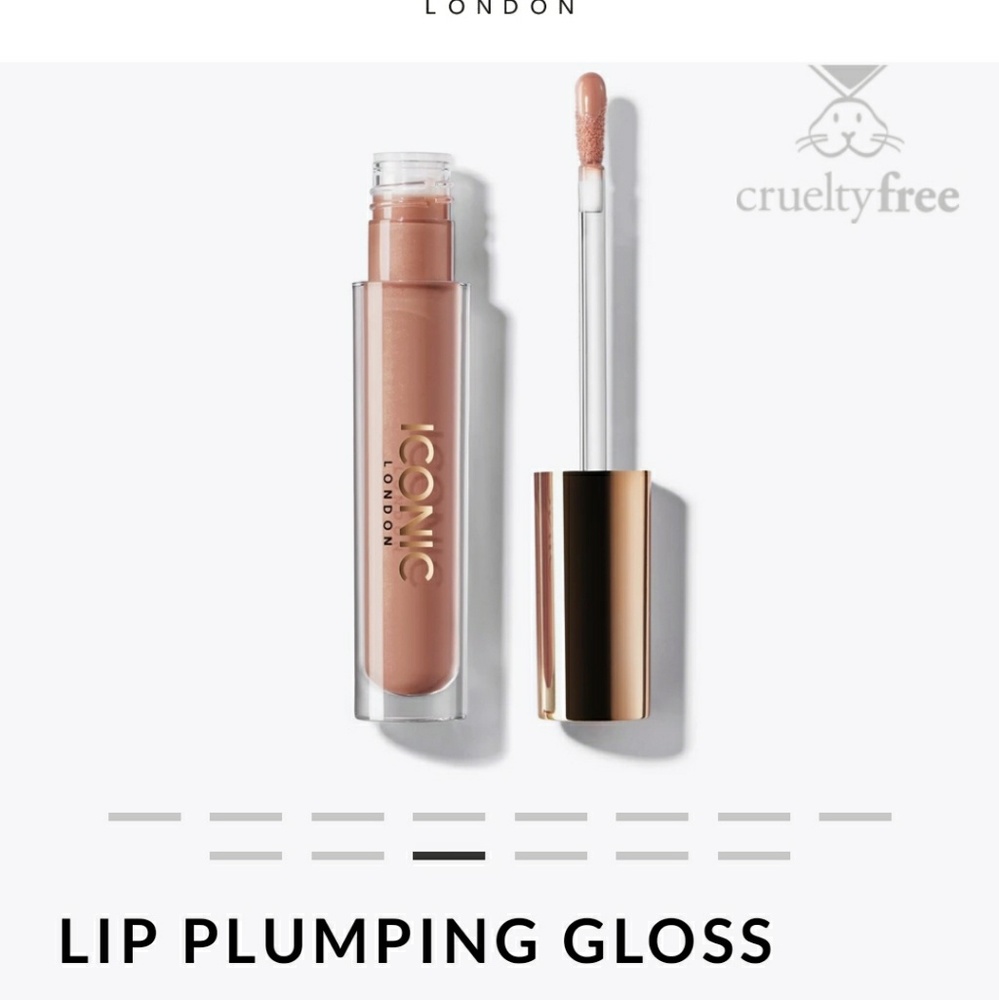 Iconic lip Plumping gloss in soft nude